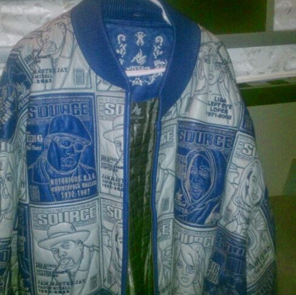 Big and tall leather jacket and jersey - Picture 3 of 3